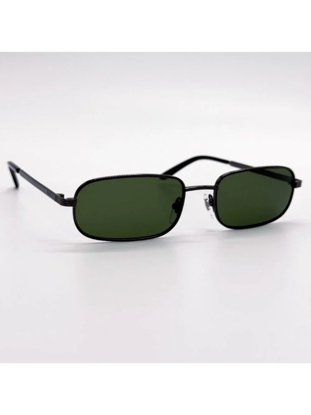 New Gucci Grey Green Square Unisex Sunglasses GG1457S 003